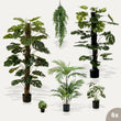 Urban jungle XL - 6 stuks - Bundelproduct - Kunstplanten
