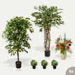Lente deluxe set - 6 stuks - Bundelproduct - Kunstplanten