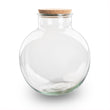 Terrarium fles 'Bolder Bob' - Incl. (LED) kurk - Gesloten terrarium Ø 30 cm ↑ 31 cm