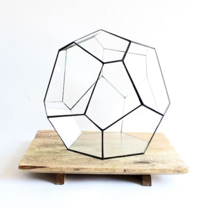 Geometrisch Terrarium - Cosmo - Waterdicht - Glas - ↑ 31 x ↔ 29 cm