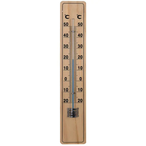 Hendrik Jan Buitenthermometer - Beukenhout - 20 cm