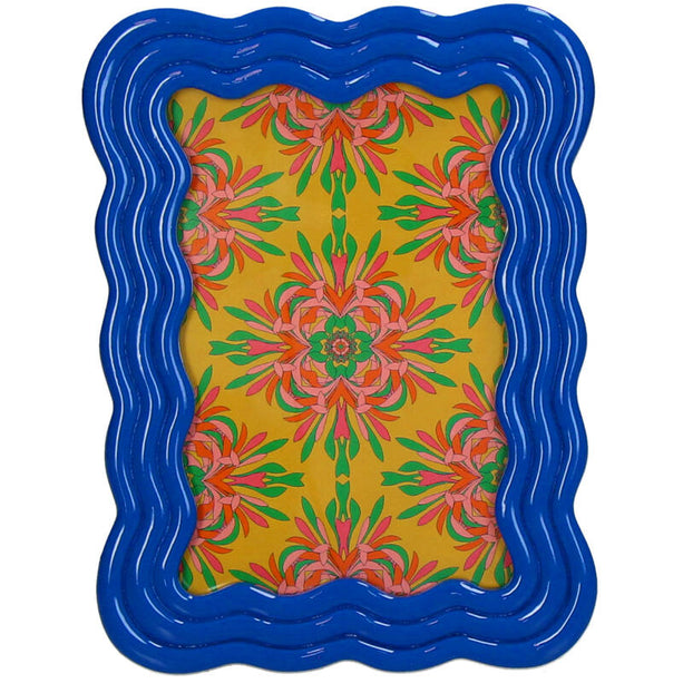 Fotolijst Gebogen Polyresin - Blauw