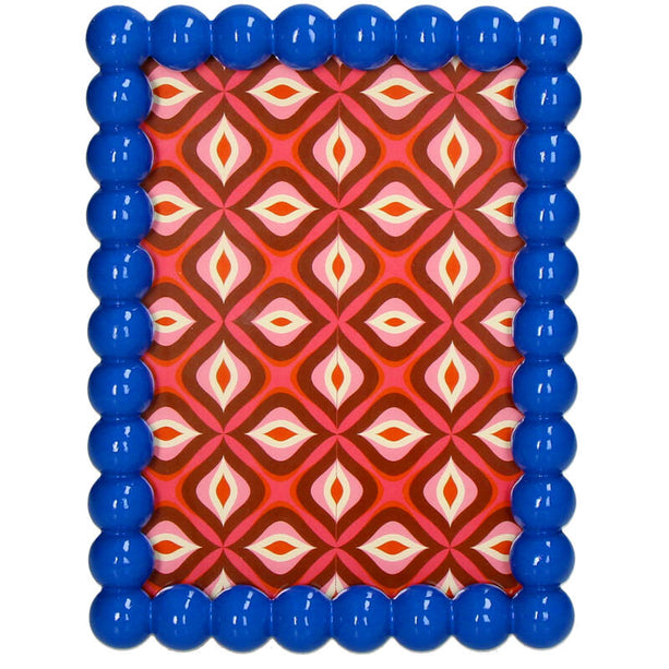 Fotolijst Kralen Polyresin - Blauw