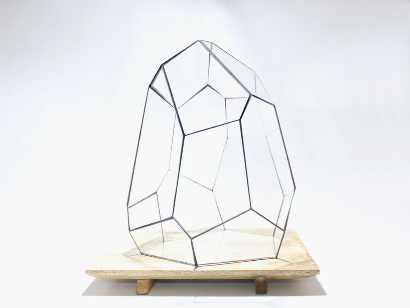 Geometrisch Terrarium - Stellar - Vivarium - ↑ 27 x ↔ 27 cm - Waterdicht - Glas