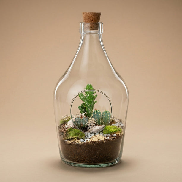 Cactus Terrarium Lennon -  Cactus in open vaas
