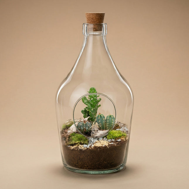 Cactus Terrarium Lennon -  Cactus in open vaas