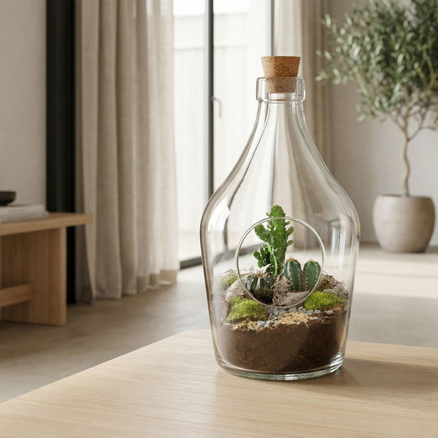 Cactus Terrarium Lennon -  Cactus in open vaas