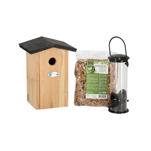 Pimpelmeespakket - Vogelhuis en Vogelvoeding - Tuinaccessoires