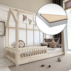 Met schuim matras (90x190 cm)