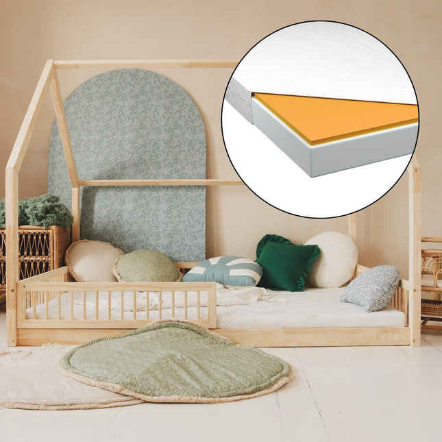 Woonhero bedhuis - Sala - Naturel - Twijfelaar 140x200 cm - Kinderbed