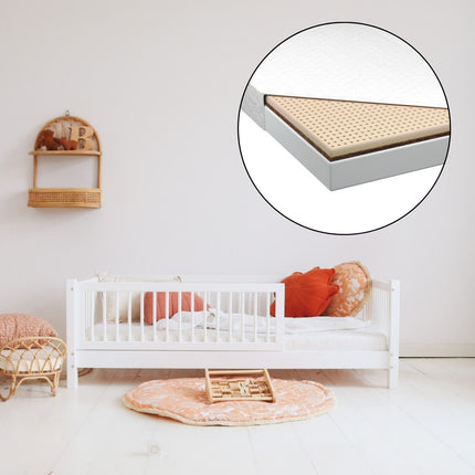 Woonhero kinderbed - Vaase - Wit - Eenpersoonsbed 90x190 cm