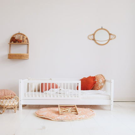 Woonhero kinderbed - Vaase - Wit - Eenpersoonsbed 90x190 cm