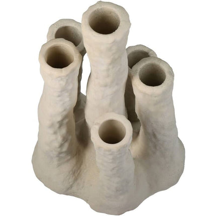Bloemenhouder -  Koraal - Ecru - Meertuitenvaas