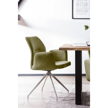 Fauteuil met 180° draaifunctie Groen