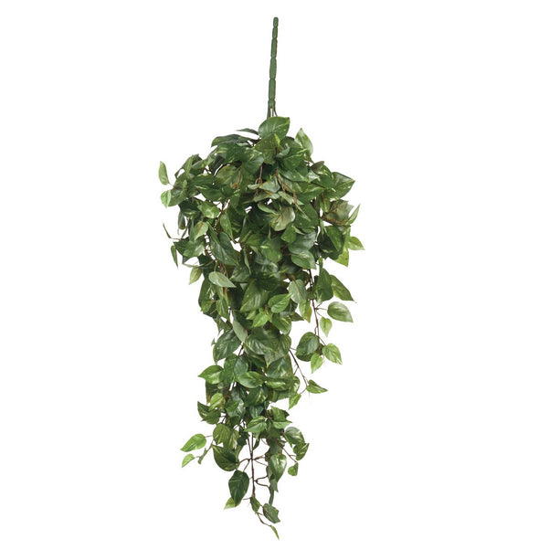 Scindapsus Kunst Hangplant - L15 x B30 x H80 cm - Groen