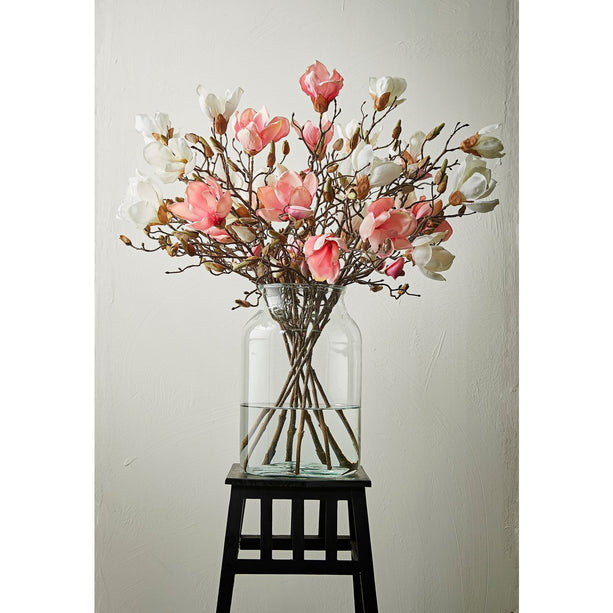 Magnolia Kunstbloem - H88 cm - Roze