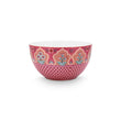 Bowl Flower Festival Scallop Deco Dark Pink 18cm