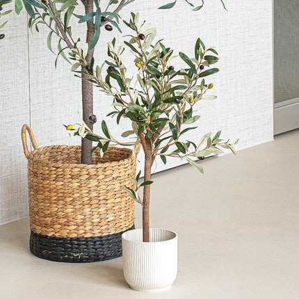 Mini olijfboom set - 3 stuks - Bundelproduct - Kunstplanten