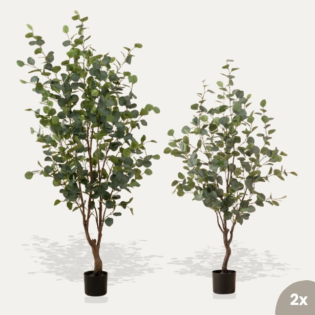 Eucalyptus mix - 2 stuks - Bundelproduct - Kunstplanten