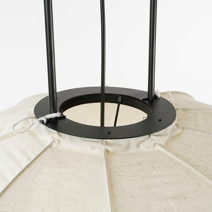 Pego Hanglamp - H94 x Ø83 cm - Linnen - Off White