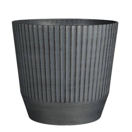Rio Bloempot voor Buiten - H40,5 x Ø45 cm - Donkergrijs