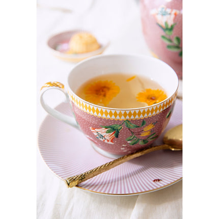 Set/2 Kop & Schotel La Majorelle Roze 280ml