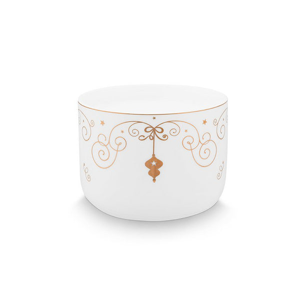 Candle Box Royal Winter White 11.7x9.6cm