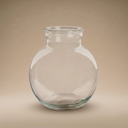 Fles 'Teddy' - Gerecycled glas Ø 25 cm ↑ 26,5 cm