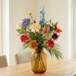 Kunstbloemen Boeket - Colorful Bloom Deluxe - Real Touch - 18 Stelen - ↑ 70 cm