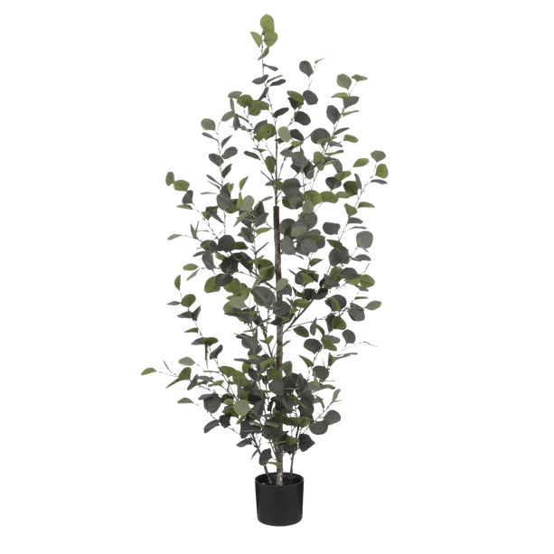 Eucalyptus Kunstplant in Bloempot - H150 x Ø30 cm - Groen