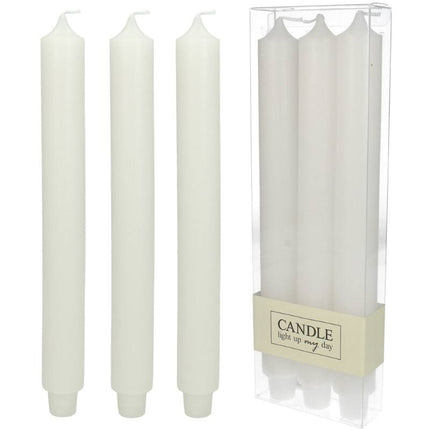 Candle White - Set of 3 - ↑ 30cm