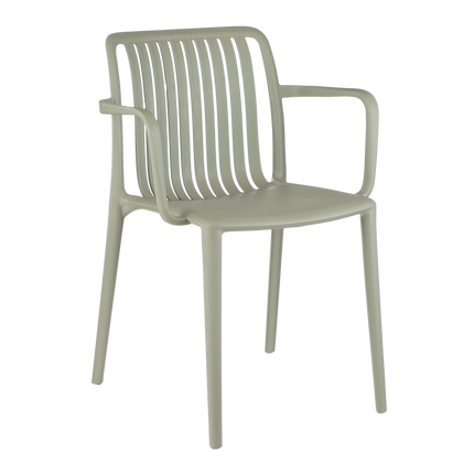 Paloma Tuinstoel - L53 x B53 x H78 cm - Polypropyleen - Groen