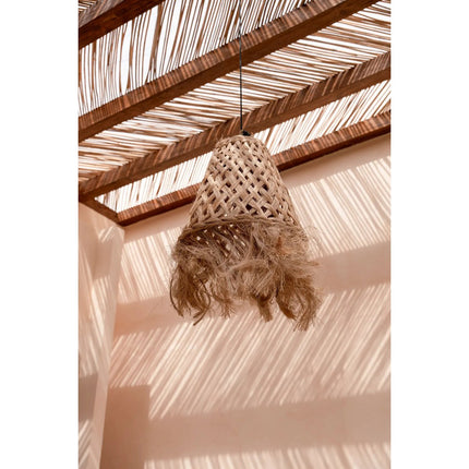 De Abaca Jelly Fish-hanger - Naturel - M