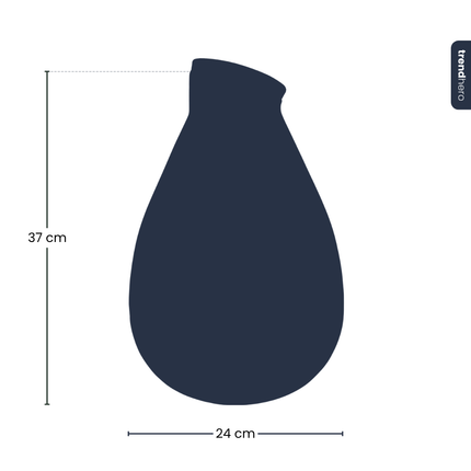 Terrarium fles ‘Drop XL’ met kurk - Gesloten terrarium Ø 24 cm ↑ 37 cm