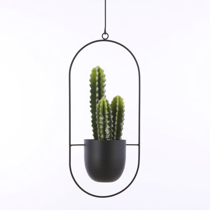 Dexter Bloempot Hangend - L24 x B14 x H83 cm - Zwart