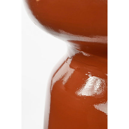 Stage Bijzettafel - H45 x Ø35 cm - Cement - Oranje