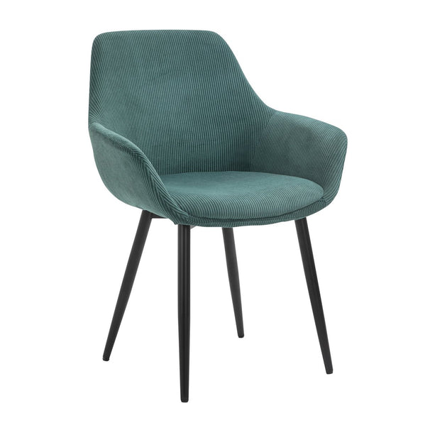 Set van 2 Corduroy Fauteuils Groen