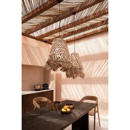 De Abaca Jelly Fish-hanger - Naturel - M