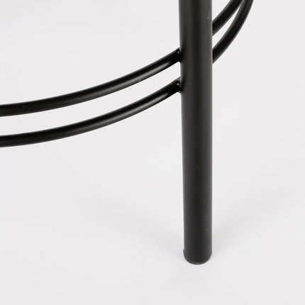 Sverre Bloempot op Standaard - H66 x Ø27 cm - Metaal - Goud, Zwart