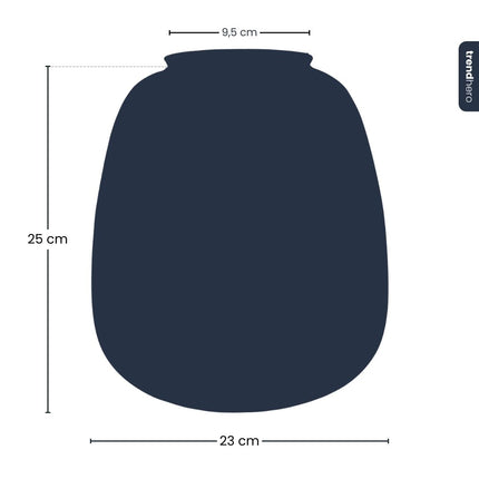 Terrarium fles ‘Emma' - Incl. LED-kurk - Gesloten terrarium Ø 23 cm ↑ 25 cm