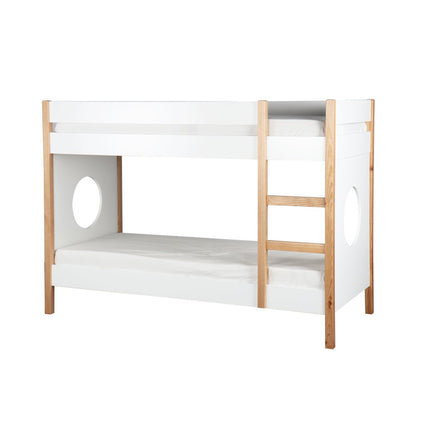 Stapelbed - Uppsala - 90x200 - Wit - Grenenhout - Hoogslaper - Kinderbed