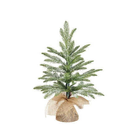 Brewer Kunstkerstboom in Jute - H45 x Ø36 cm - Frosted Green