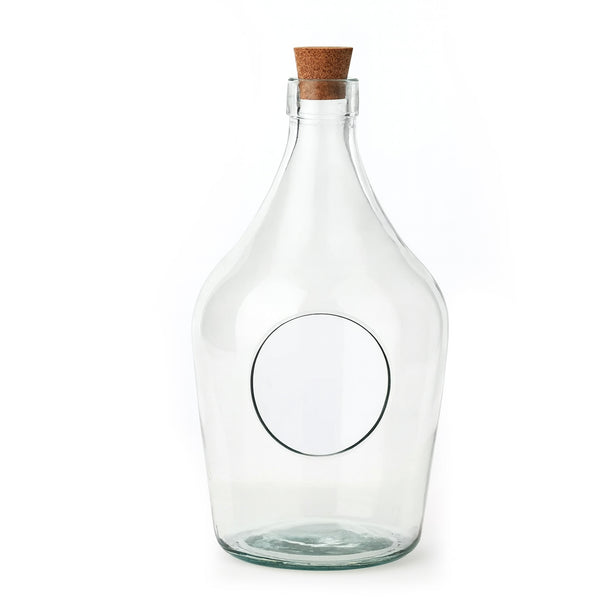 Open terrarium fles met kurk - 3 liter