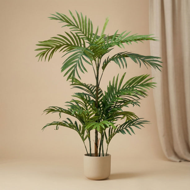 Palm Phoenix - Kunstplant in zwarte pot - 90 cm