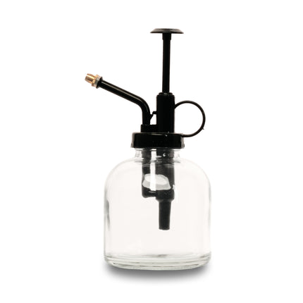 Plantenspuit - Glas helder met zwart - 300 ml