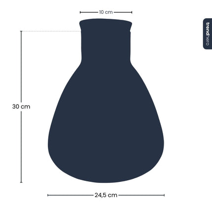 Terrarium fles ‘Sam’ - Incl. LED-kurk - Gesloten terrarium  Ø 24,5 cm ↑ 30 cm