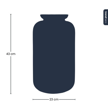 Terrarium fles ‘Sven XL' - Incl. LED-kurk - Gesloten terrarium Ø 23 cm ↑ 43 cm