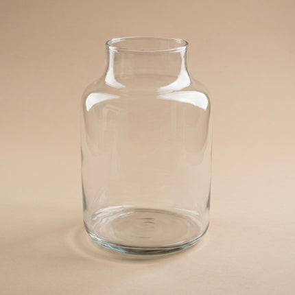 Fles ‘Milky’ - Gerecycled glas Ø 21,5 cm ↑ 30 cm