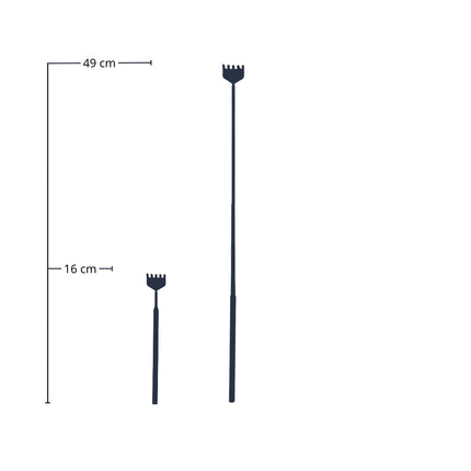Terrarium Tool - Hark - 16-49 cm - Telescopisch - Roestvast staal (RVS)
