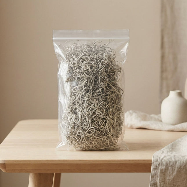 Gedroogd Tillandsia Mos – 1L – Alleen voor decoratief gebruik – Zak van 25 cm